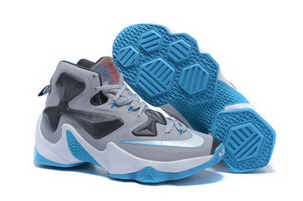 Nike Lebron Xiii(13) Grey Black Blue Sneakers Italy